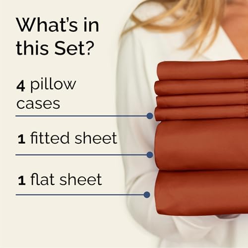 Cal King 6 Piece Bed Sheet Set - Image 2