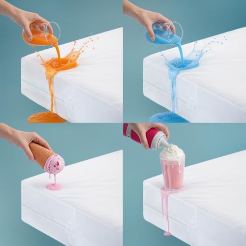Utopia Bedding Mattress Protector Zippered Twin XL Size, 100% Waterproof Bed - Image 2