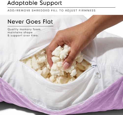 Nestl Reading Pillow for Bed, Back Pillow for Sitting Up in Bed - Image 3