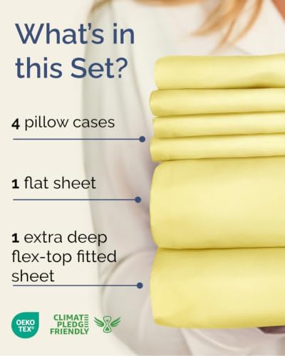 Extra Deep Flex Top Split Head King Sheet Set - Image 2