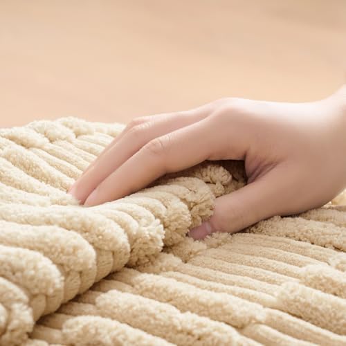 Kevin Textile 12x20 Inch Lumbar Pillow Cover 1 Pack Soft Plush Stripe - Image 2
