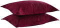 MarCielo 2-Piece Embroidered Pillow Shams, Decorative Microfiber Pillow Covers by MarCielo