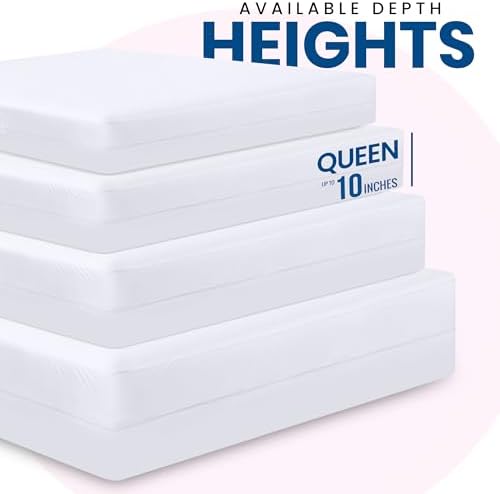 Waterproof Zippered Mattress Protector Queen Size - Image 2