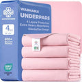 Accompagner Incontinence Bed Pads Washable Waterproof Underpads 36"x54" 4pc by Accompagner