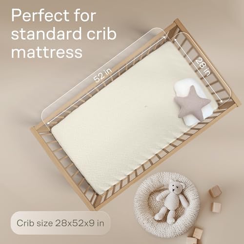 Niagara Crib 2 Pack 100% Waterproof Mattress Protector, Soft Breathable Crib - Image 3