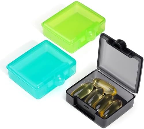 Opret Small Pill Box Square Portable by Opret
