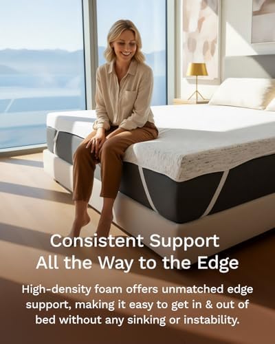 Viscosoft 3 Inch Memory Foam Mattress Topper Cal King - Image 5