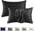 MR&HM Satin Pillowcase 2 Pack, King Size 20"x36" by MRHM