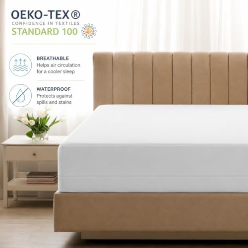 LUX Décor Twin XL Zippered Mattress Encasement - Image 2