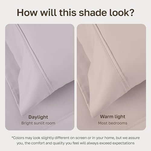California Design Den Soft 100% Cotton Sateen King Sized Sheets Set - Image 4