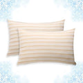Cooling Pillow Case Covers Only, Queen Size Set of 2 by AilemeiDirect