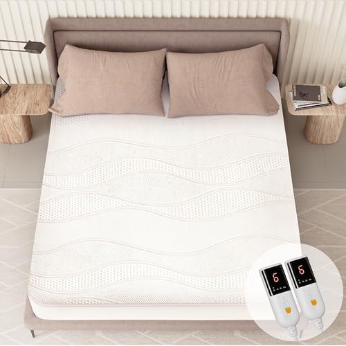 Texciting Heated Mattress Pad Queen Size, Bed Warmer by TEXCITING