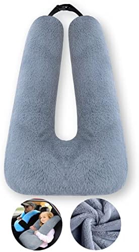 FHSGGP Travel Pillow Car Pillow Kid Car Sleeping Dark Gray by FHSGGP