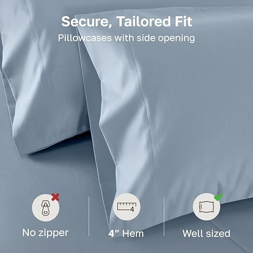 California Design Den 1000 Thread Count Pillowcases Standard - Image 4