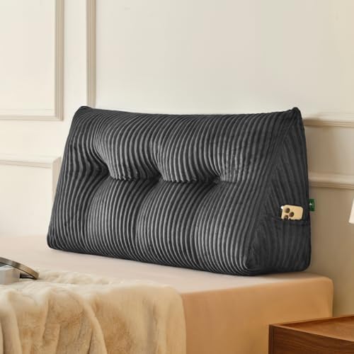 Z-hom Large Headboard Pillow Twin, NO ROLL Pillow, Wedge Pillow Headboard by Z-HOM