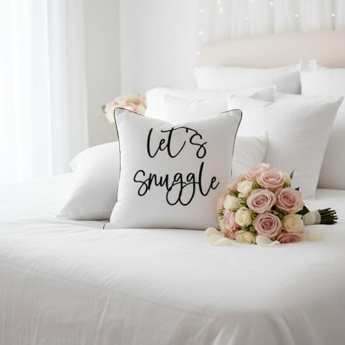 Sunkifover Let's Snuggle Decorative Throw Pillow Cover - Image 7