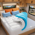 ELEMUSE RV King 3 Inch Dual Layer Memory Foam Mattress Topper by ELEMUSE