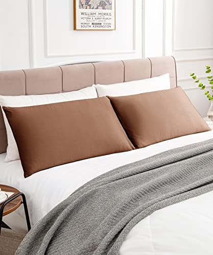 Warmstar Cotton Pillow Cases King Size Set of 2, 600 Thread Count Pillowcases - Image 2