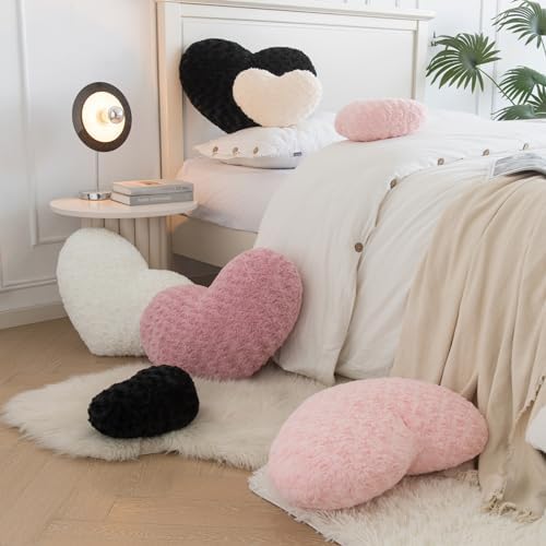 Heart Pillow, Soft Heart Shaped Pillow - Image 5