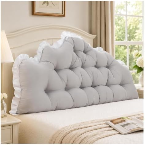 College Dorm Rectangular Long Bolster Backrest Pillow, Dorm Headboard Pillow by Unknown