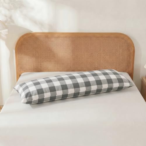 Merryword 100% Cotton Body Pillow Cover, 20 x 54, Soft Breathable Pillow Cover - Image 3