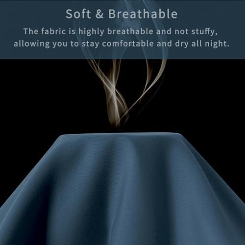 Ruffle Pillow Case King Size Set of 2, Slate Blue - Image 6