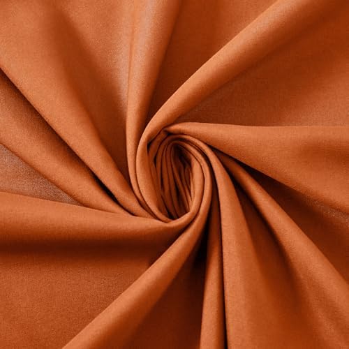 MILVOWOC Brushed Microfiber Body Pillowcases, Burnt Orange, 20x48 Inch - Image 4