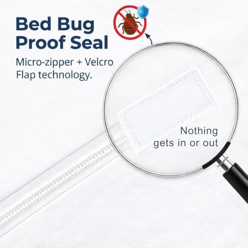 Guardmax Queen Mattress Protector Zippered, Bed Bug Mattress Cover - Image 3