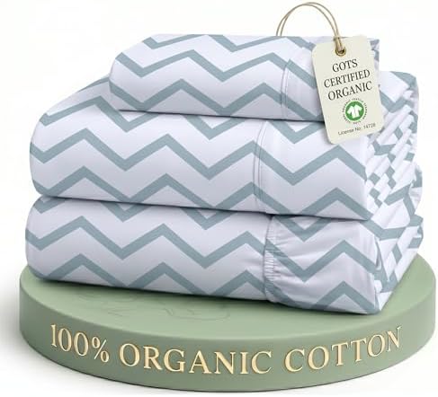 LANE LINEN Twin XL Sheets 100% Organic Cotton Cooling Soft 3pc by LaneLinen