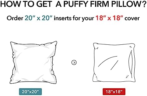Oubonun 20 x 20 Throw Pillow Inserts - Image 5