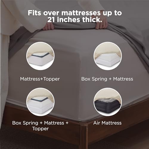 Bedsure Deep Pocket Queen Sheets Set - Image 2