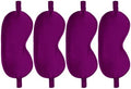 4PACK Sleep Masks Satin Eye Mask Silk Eyes Cover Silky Blindfold Blackout by WJingYiJia