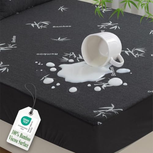 Twin XL Waterproof Mattress Protector by LUXELINEN