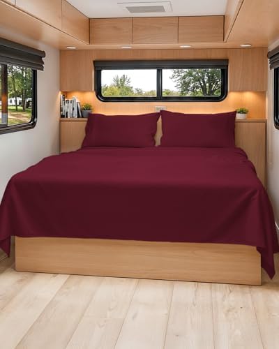 Short Queen Size 4 Piece Bed Sheet Set by CGKUnlimited
