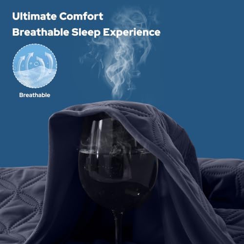 BEDLORE Waterproof Twin XL Mattress Protector, Deep Pocket, College Dorm - Image 6