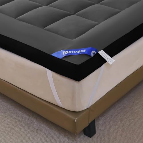 Shatex 2.5 inch Mattress Topper, King Size Mattress Pad - Image 5