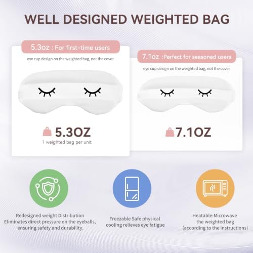 Lyocell Weighted Sleep Eye Mask - Image 4