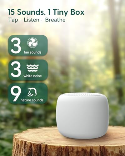 Babelio Pocket Mini Portable White Noise Machine - Image 2