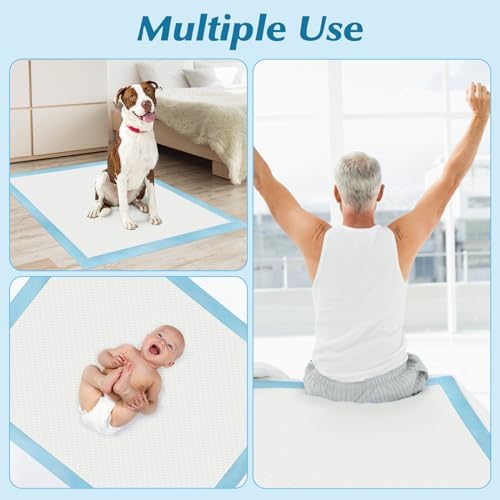 50 Count 30” x 36” Super Absorbency Disposable Underpads - Image 6