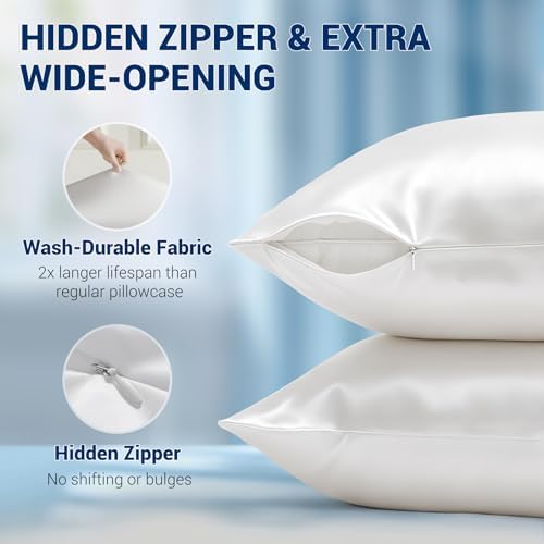 LUXEAR Cooling Satin Pillow Cases - Image 6