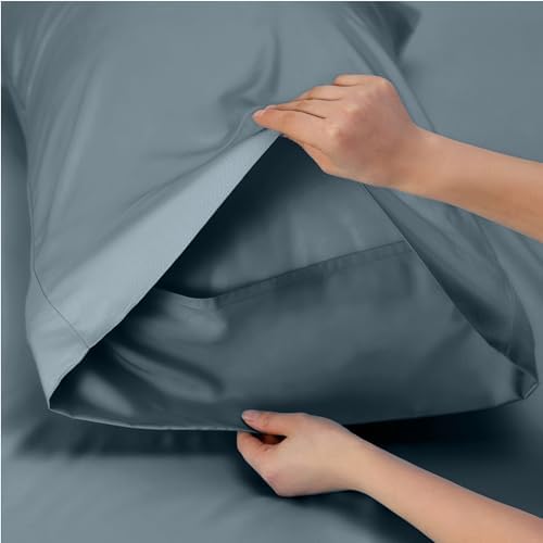 Bedsure PureWoven 100% Rayon Derived from Bamboo, Twin XL Sheets, 3 Pieces - Image 5