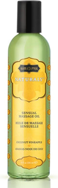 Kama Sutra Naturals Massage Oil, Coconut Pineapple, 8 Ounce by KAMASUTRA