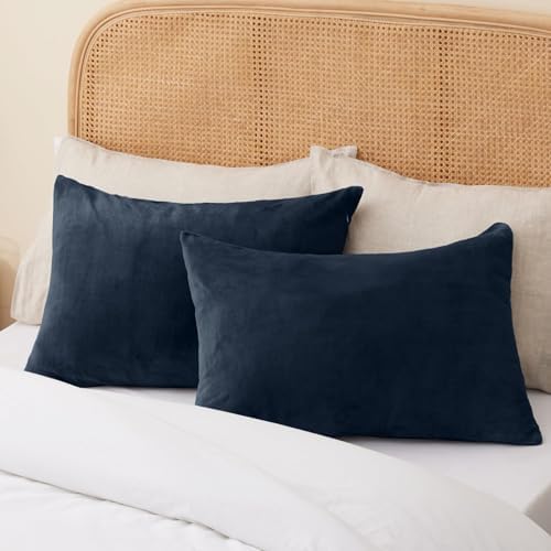 BEDELITE Flannel King Size Pillow Cases Set of 2, 20x36 Inches - Image 7