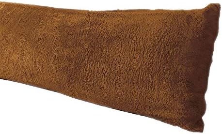 Extra Soft Body Pillow Cover, Sherpa/Microplush Material, 20x54 Inches by AUCOCU