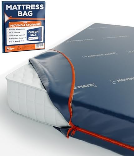 Queen Size Mattress Bag for Moving and Storage by MyMovingMate