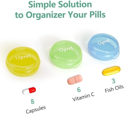 Opret Small Pill Box Portable for Pocket - Image 2