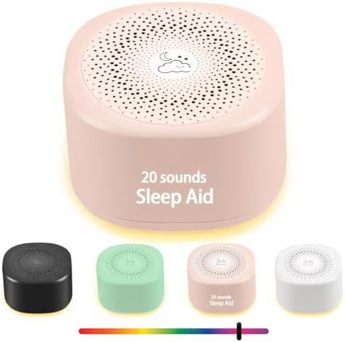 Travel White Noise Sound Machine 20 Sounds, Portable Sound Machine by Unknown