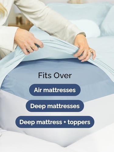CGK Linens Extra Deep Split King Fitted Sheet Only - Image 6