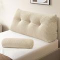 Z-hom Headboard Pillow, Wedge Backrest Cushion, Twin Size, ONE Roll Pillow by Z-HOM