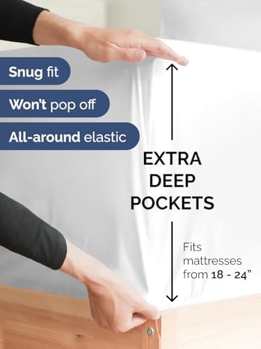 CGK Linens Extra Deep Queen Fitted Sheet - Image 2